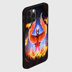 Чехол для iPhone 12 Pro Max DOTA 2 ФЕНИКС, цвет: 3D-черный — фото 2