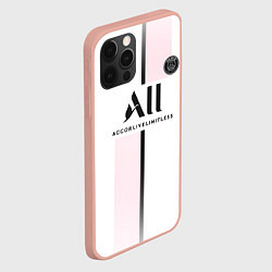 Чехол для iPhone 12 Pro Max Messi 30 PSG Pink Theme, цвет: 3D-светло-розовый — фото 2