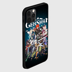 Чехол для iPhone 12 Pro Max GENSHIN IMPACT HEROES SPACE, цвет: 3D-черный — фото 2