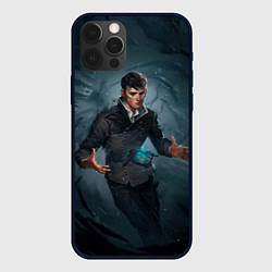 Чехол для iPhone 12 Pro Max Dishonored art, цвет: 3D-черный