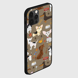 Чехол для iPhone 12 Pro Max У меня есть собака, цвет: 3D-черный — фото 2