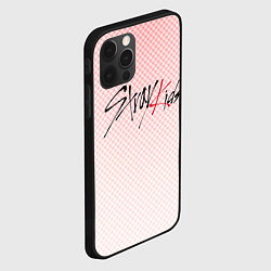 Чехол для iPhone 12 Pro Max Stray kids лого, K-pop ромбики, цвет: 3D-черный — фото 2