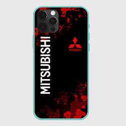 Чехол iPhone 12 Pro Max MITSUBISHIC MILITARY GEOMETRY RED