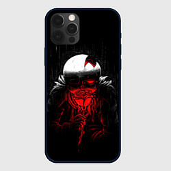 Чехол для iPhone 12 Pro Max UNDERTALE SANS BLOOD ROSE, цвет: 3D-черный