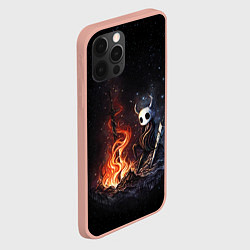 Чехол для iPhone 12 Pro Max HOLLOW KNIGHT У КОСТРА, цвет: 3D-светло-розовый — фото 2