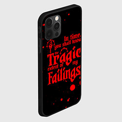 Чехол для iPhone 12 Pro Max DARKEST DUNGEON RED, БРЫЗГИ КРОВИ, цвет: 3D-черный — фото 2