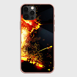 Чехол iPhone 12 Pro Max 3D ВЗРЫВ, ОБЛОМКИ NEON EXPLOSION