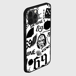 Чехол для iPhone 12 Pro Max 6IX9INE - Pattern, цвет: 3D-черный — фото 2