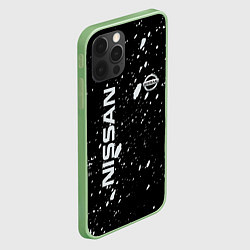 Чехол для iPhone 12 Pro Max Nissan qashqai, цвет: 3D-салатовый — фото 2