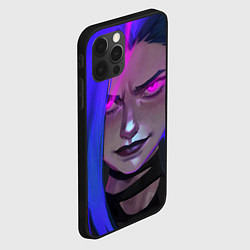 Чехол для iPhone 12 Pro Max League Of Legends Arcane ДЖИНКС Jinx Powder, цвет: 3D-черный — фото 2