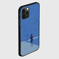Чехол для iPhone 12 Pro Max Пробежка, цвет: 3D-черный — фото 2