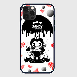 Чехол iPhone 12 Pro Max BOMB LOVE BENDY AND THE INK MACHINE