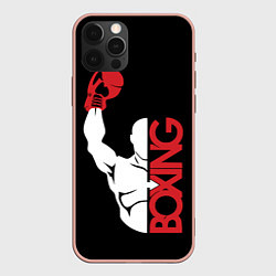 Чехол для iPhone 12 Pro Max Бокс Boxing, цвет: 3D-светло-розовый