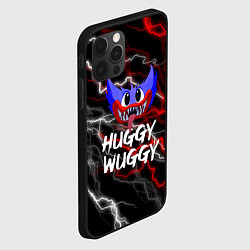 Чехол для iPhone 12 Pro Max Huggy Wuggy - Молния с грозой, цвет: 3D-черный — фото 2