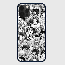 Чехол для iPhone 12 Pro Max АХЕГАО - AHEGAO, цвет: 3D-черный