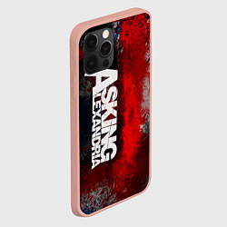 Чехол для iPhone 12 Pro Max Asking Alexandria British, цвет: 3D-светло-розовый — фото 2