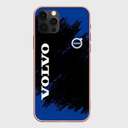 Чехол для iPhone 12 Pro Max Volvo Texture, цвет: 3D-светло-розовый