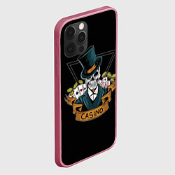 Чехол для iPhone 12 Pro Max Казино Casino, цвет: 3D-малиновый — фото 2