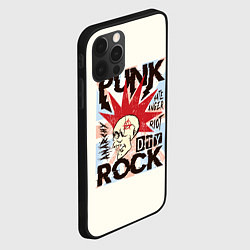 Чехол для iPhone 12 Pro Max Punk Rock Панк, цвет: 3D-черный — фото 2