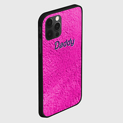 Чехол для iPhone 12 Pro Max Daddy pink, цвет: 3D-черный — фото 2