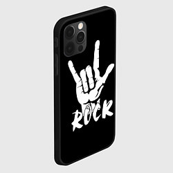 Чехол для iPhone 12 Pro Max РОК - ROCK, цвет: 3D-черный — фото 2