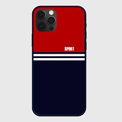 Чехол для iPhone 12 Pro Max Sport Спорт, цвет: 3D-черный