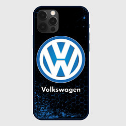 Чехол для iPhone 12 Pro Max Volkswagen - Объемный, цвет: 3D-черный