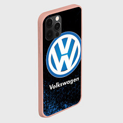 Чехол для iPhone 12 Pro Max Volkswagen - Объемный, цвет: 3D-светло-розовый — фото 2