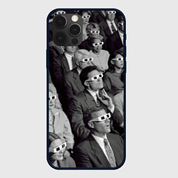 Чехол iPhone 12 Pro Max Люди смотрят кино в 3d очках