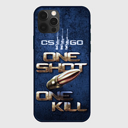 Чехол для iPhone 12 Pro Max One Shot One Kill CS GO, цвет: 3D-черный