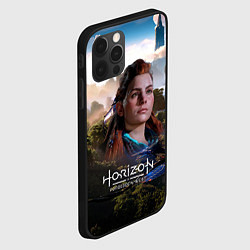 Чехол для iPhone 12 Pro Max Aloy Horizon Forbidden West game, цвет: 3D-черный — фото 2
