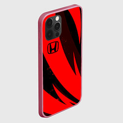 Чехол для iPhone 12 Pro Max HONDA RED ХОНДА КРАСНЫЙ, цвет: 3D-малиновый — фото 2