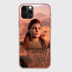 Чехол для iPhone 12 Pro Max Aloy Horizon Forbidden Zero Dawn, цвет: 3D-светло-розовый