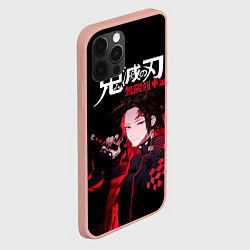 Чехол для iPhone 12 Pro Max Tanjiro Kamado - Demon Slayer, цвет: 3D-светло-розовый — фото 2