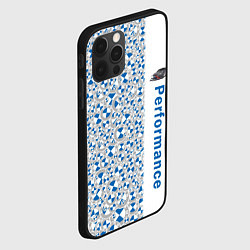 Чехол для iPhone 12 Pro Max BMW LOGO PATTERN PERFORMANCE, цвет: 3D-черный — фото 2