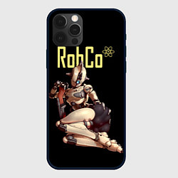 Чехол для iPhone 12 Pro Max Fallout - RobCo, цвет: 3D-черный