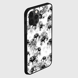 Чехол для iPhone 12 Pro Max Король и шут Лого Паттерн, цвет: 3D-черный — фото 2
