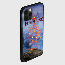 Чехол для iPhone 12 Pro Max Elden Ring, Logo, цвет: 3D-черный — фото 2