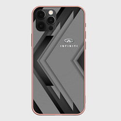 Чехол для iPhone 12 Pro Max Infinity Autosport, цвет: 3D-светло-розовый