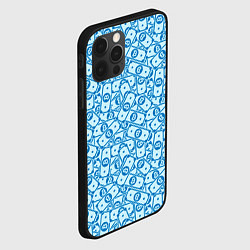 Чехол для iPhone 12 Pro Max Bitcoin деньги, цвет: 3D-черный — фото 2