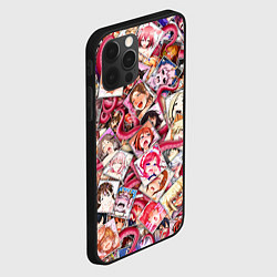 Чехол для iPhone 12 Pro Max Ахегао с щупальцами в цвете, цвет: 3D-черный — фото 2