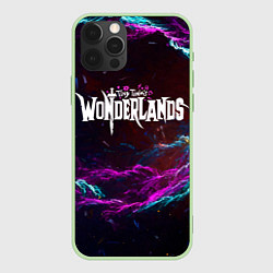 Чехол для iPhone 12 Pro Max Tiny Tinas Wonderlands, logo, цвет: 3D-салатовый