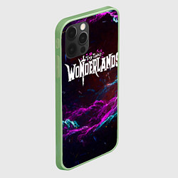 Чехол для iPhone 12 Pro Max Tiny Tinas Wonderlands, logo, цвет: 3D-салатовый — фото 2