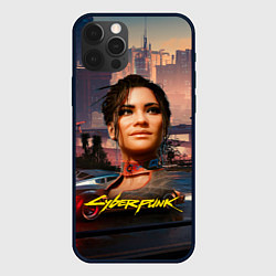 Чехол для iPhone 12 Pro Max Panam Панам Cyberpunk 2077 портрет, цвет: 3D-черный