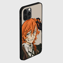 Чехол для iPhone 12 Pro Max Чуя Накахара арт, цвет: 3D-черный — фото 2