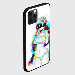 Чехол для iPhone 12 Pro Max Кошкодевочка Waifu, цвет: 3D-черный — фото 2