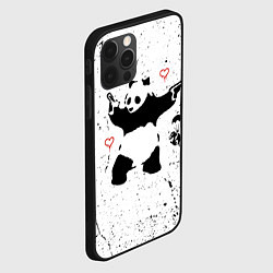 Чехол для iPhone 12 Pro Max BANKSY БЭНКСИ панда, цвет: 3D-черный — фото 2