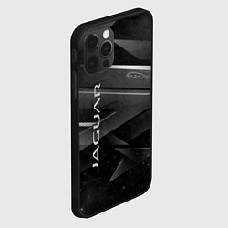 Чехол для iPhone 12 Pro Max JAGUR ЯГУАР абстракция, цвет: 3D-черный — фото 2