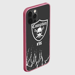 Чехол для iPhone 12 Pro Max Compton Комптон, цвет: 3D-малиновый — фото 2