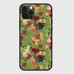 Чехол для iPhone 12 Pro Max Япония-Китай Сюжет, цвет: 3D-черный